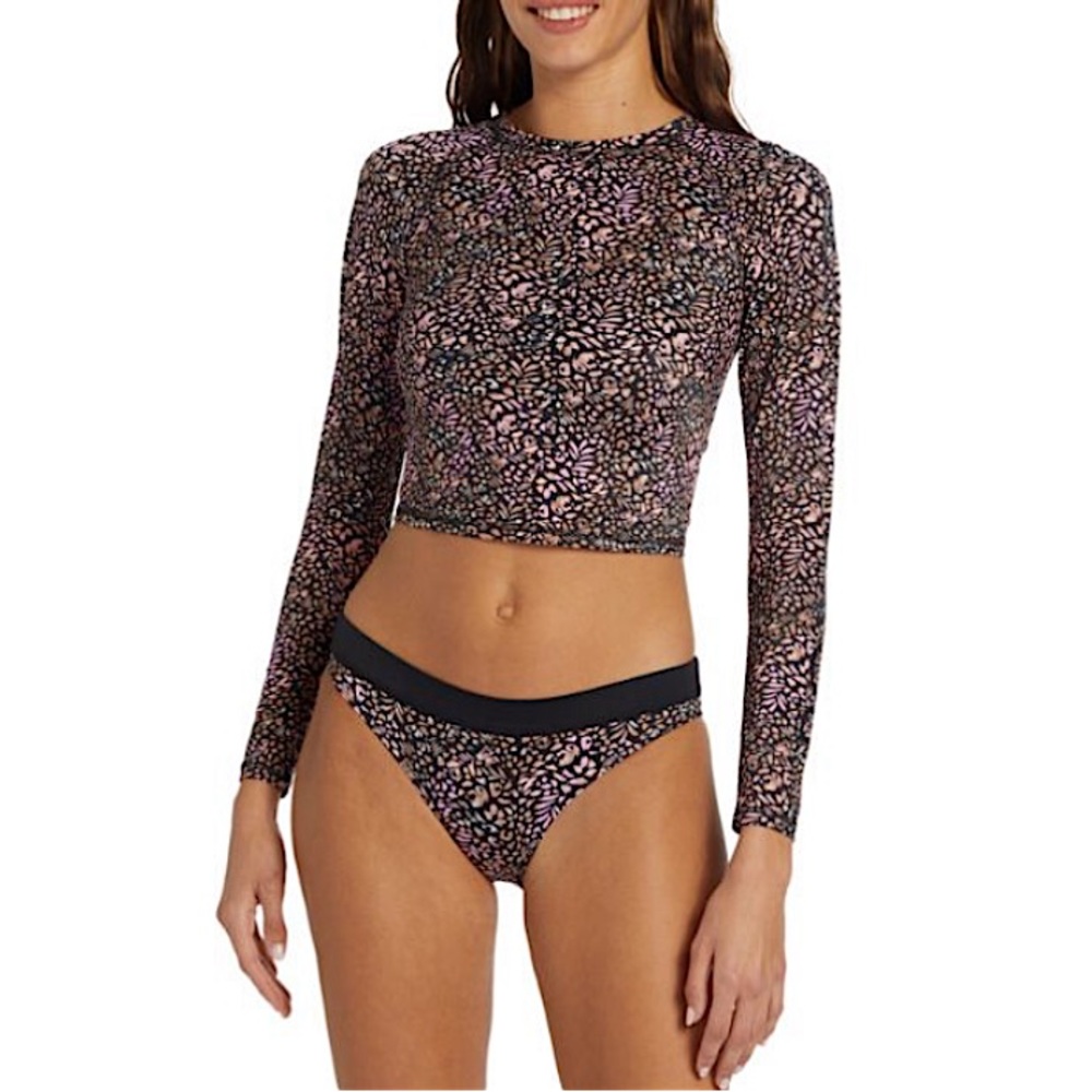 WOMEN’S ROXY CROPPED RASHGUARD💋NWT